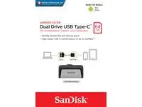 USB-Minne SANDISK Ultra Dual USB 64GB - Primmeshiper