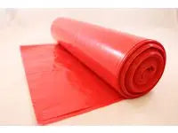 Plastsäck optisk 125L 50my röd 25/RL - Primmeshiper