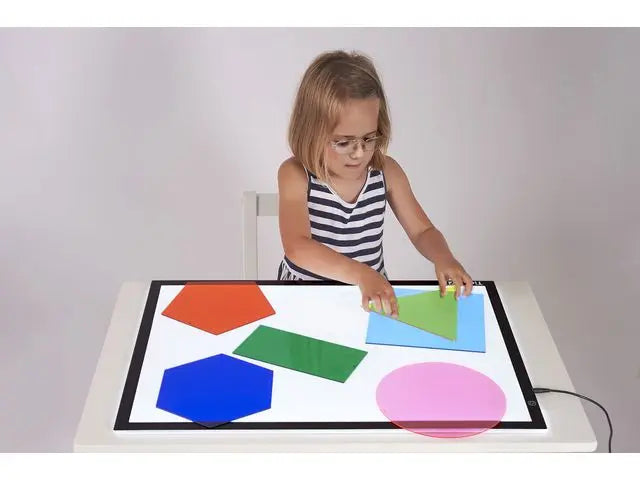 Geometriska figurer för ljusbord 6/fp Primmeshiper