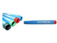 Märkpenna detekterbar rund blå - Primmeshiper