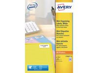 Etiketter AVERY 46x11,1mm 2100/fp