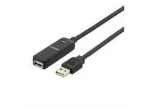Kabel DELTACO USB aktiv förlängning 10m - Primmeshiper