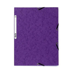 Gummibandsmapp EXACOMPTA 3-klaff A4 lila Primmeshiper