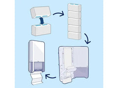 Dispenser TORK H5 Handduk PeakServe vit - Primmeshiper