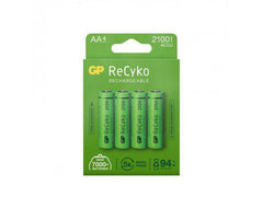 Batteri Laddbar GP Recyko 2100 AA 4/fp