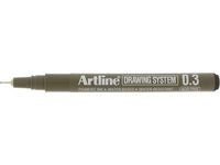 Fineliner ARTLINE EK233 0,3mm svart