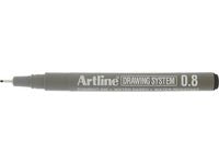 Fineliner ARTLINE EK238 0,8mm svart