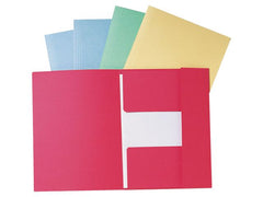 Mapp LYRECO A4 3-klaff 280g blå 50/fp - Primmeshiper