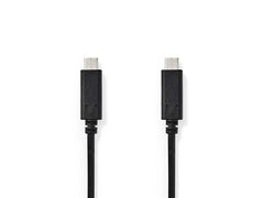 Kabel NEDIS USB-C - USB-C 1m svart