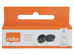 Magnet NOBO svart 24mm 10/fp