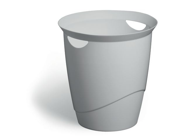 Papperskorg DURABLE ECO rund 16L grå - Primmeshiper