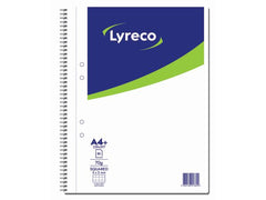 Kollegieblock LYRECO A4 70g 80bl rut