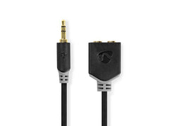 Adapter NEDIS 2x3,5mm Ho - 3,5mm Ha