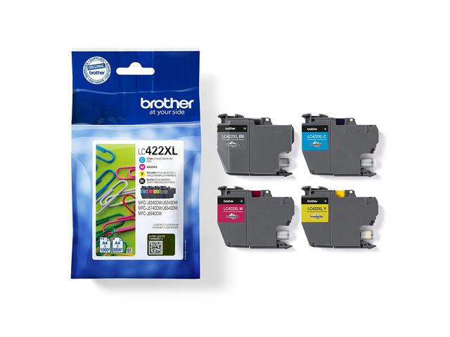 Bläckpatron BROTHER LC422XL 4/FP - Primmeshiper