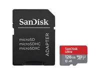 Minneskort SANDISK MicroSDXC Ultra 128GB - Primmeshiper