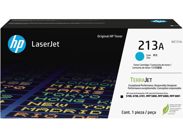 Toner HP W2131A 213A 3K cyan - Primmeshiper