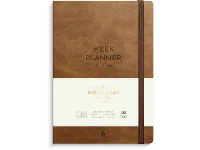 Week Planner Deluxe odaterad Primmeshiper