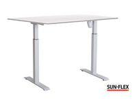 Bord SUN-FLEX II höj/sänk 160x80 vit/vit - Primmeshiper