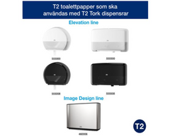 Toalettpapper TORK Uni T2 2-lag 12/fp