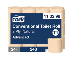 Toalettpapper TORK Adv T4 natur 24/fp