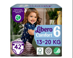 Blöja LIBERO Comfort S6 13-20kg 42/fp