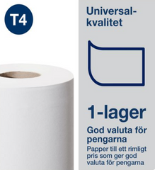 Toalettpapper TORK Uni T4 1-lag 6/fp