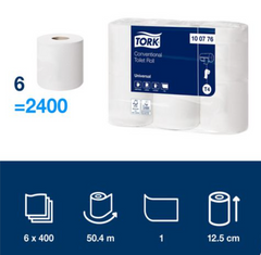 Toalettpapper TORK Uni T4 1-lag 6/fp