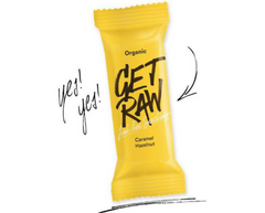 Bar GET RAW Caramel och Hazelnut 42g